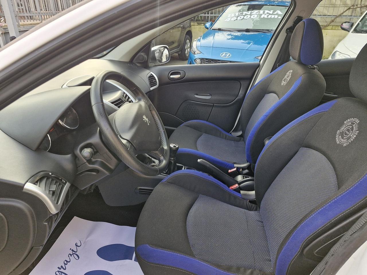 PEUGEOT 206 1.1 ECO GPL 60CV 10/2012 80000 KM