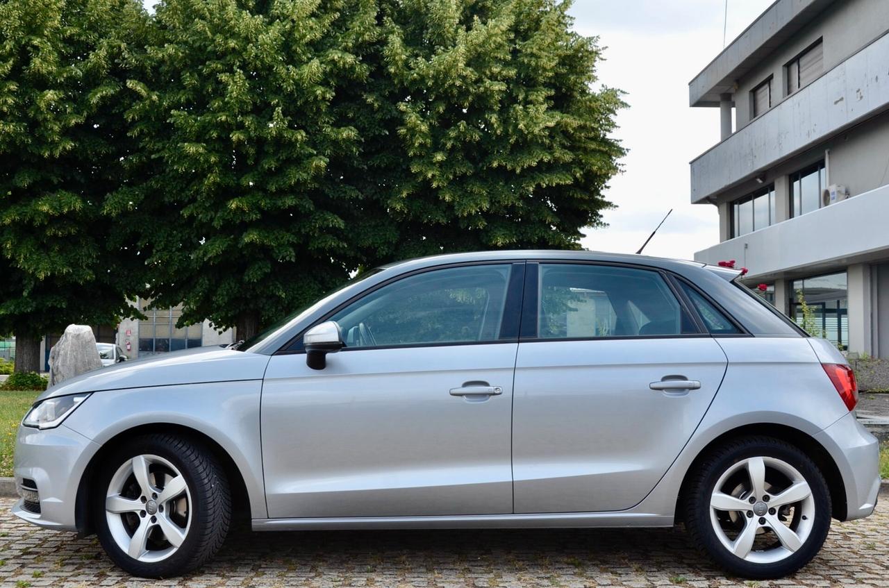 AUDI A1 SPORTBACK 1.6 TDI ADMIRED 116cv 5 PORTE, EURO 6B, KM CERTIFICATI, BICOLOR, SEDILI RISCALDATI, NAVI, PERMUTE