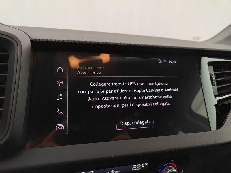 Audi A1 A1 SPB 25 TFSI Identity Black - OK PER NEOPATENTATI ! AUTOVETTURA RISERVATA A RIVENDITORI !!!