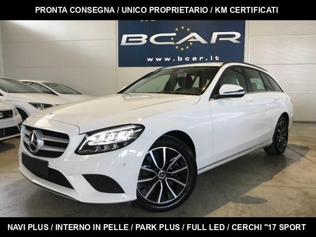 MERCEDES-BENZ C 220 d S.W. Auto Full LED/PELLE/"17 Sport/Navi+CarPLay