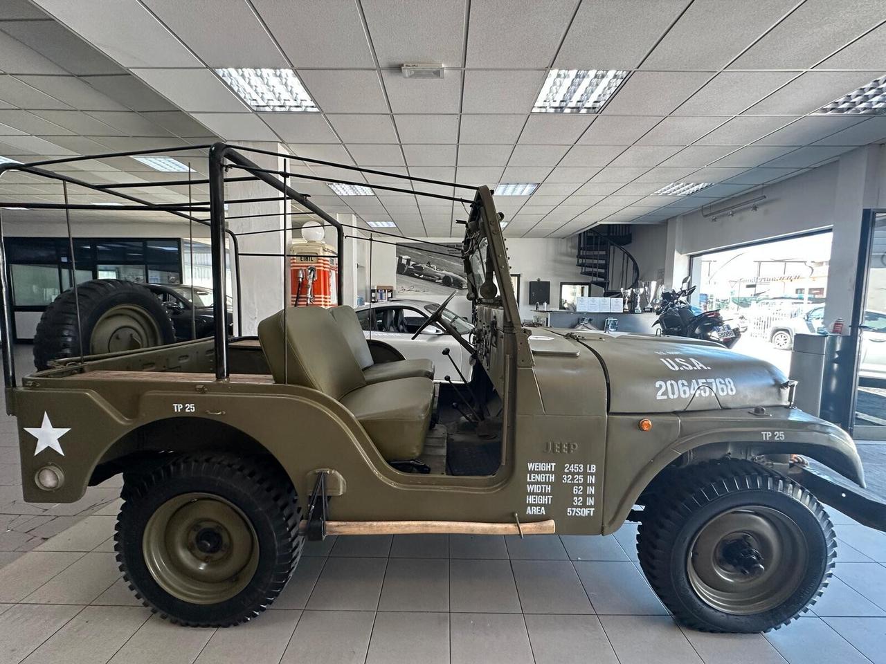 Jeep Willys CJ5 2.0 D CON CARRELLO ORIGINALE RESTAURO MANIACALE PERFETTA!!!