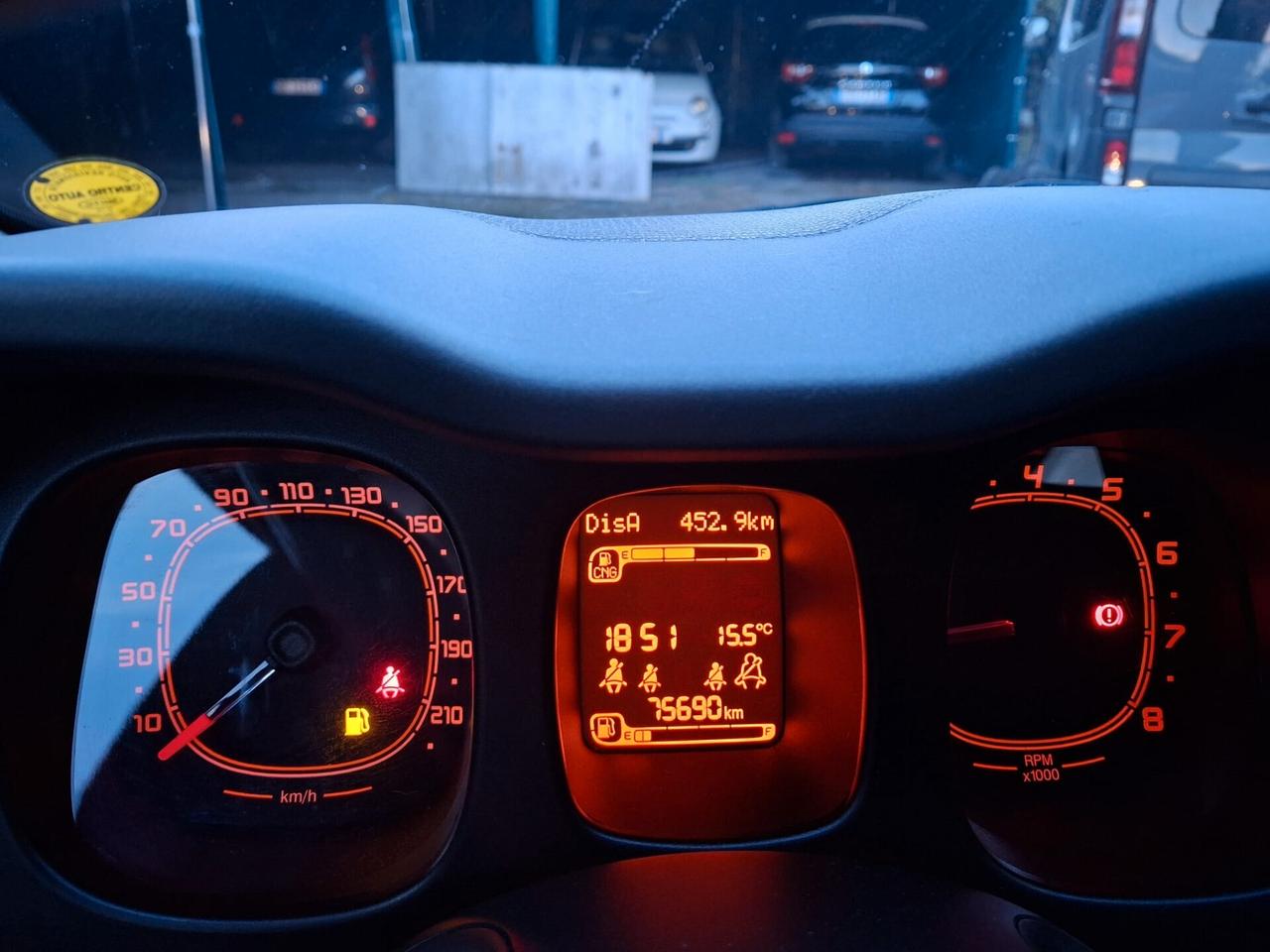 PANDA BI-FUELL SOLO 75000 KM!!!!