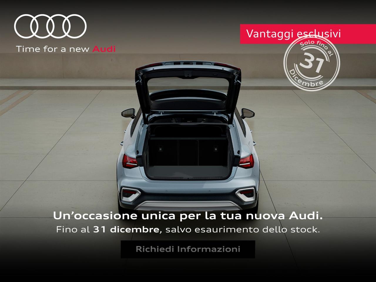 Audi A3 allstreet 1.5 tfsi mhev identity contrast 150cv s-tronic