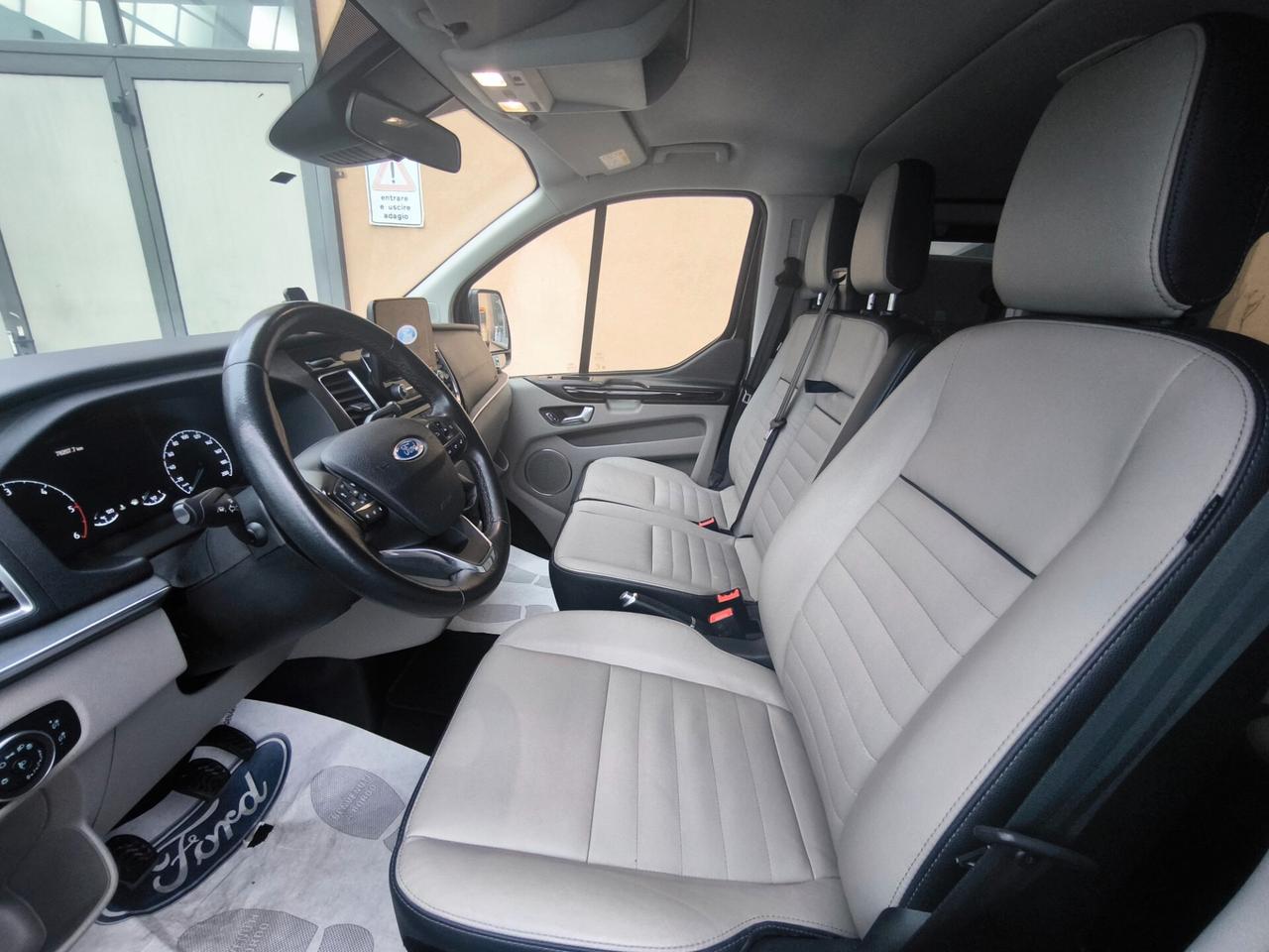 FORD TOURNEO CUSTOM TDCI-TITANIUM-9 POSTI-2021-GANCIO TRAINO