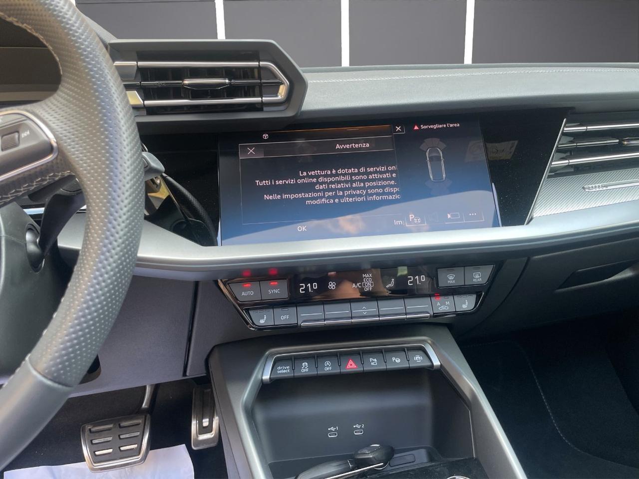 Audi A3 Sportback 2.0 tdi S line edition 150cv s-tronic