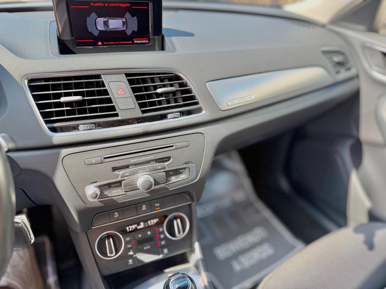 Audi Q3 2.0 TDI 150 CV Quattro S-tronic UNIPRO\LED\GARANZIA\KMCERTFICATI