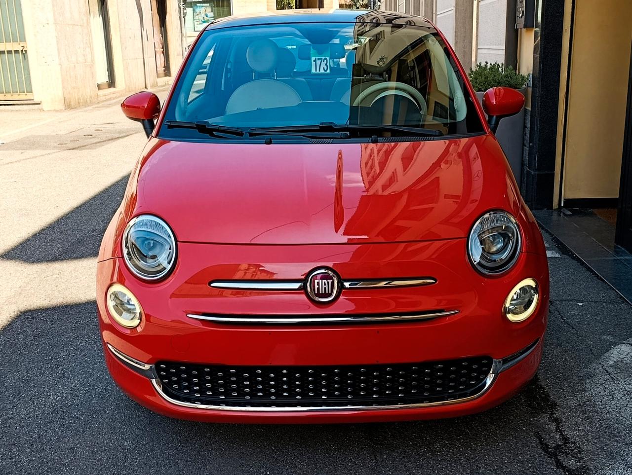 Fiat 500 1.2 Lounge Rosso Corallo km 36.317