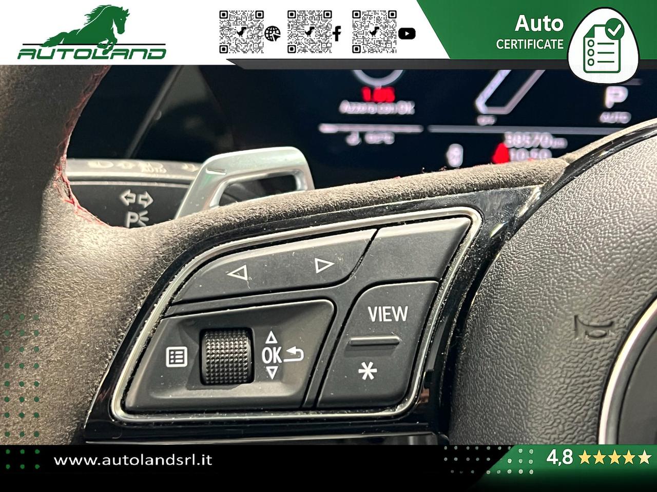Audi RS3 Sportback 2.5 tfsi quattro s-tronic TETTO - MATRIX- B&O - MASSAGGIO - ACC