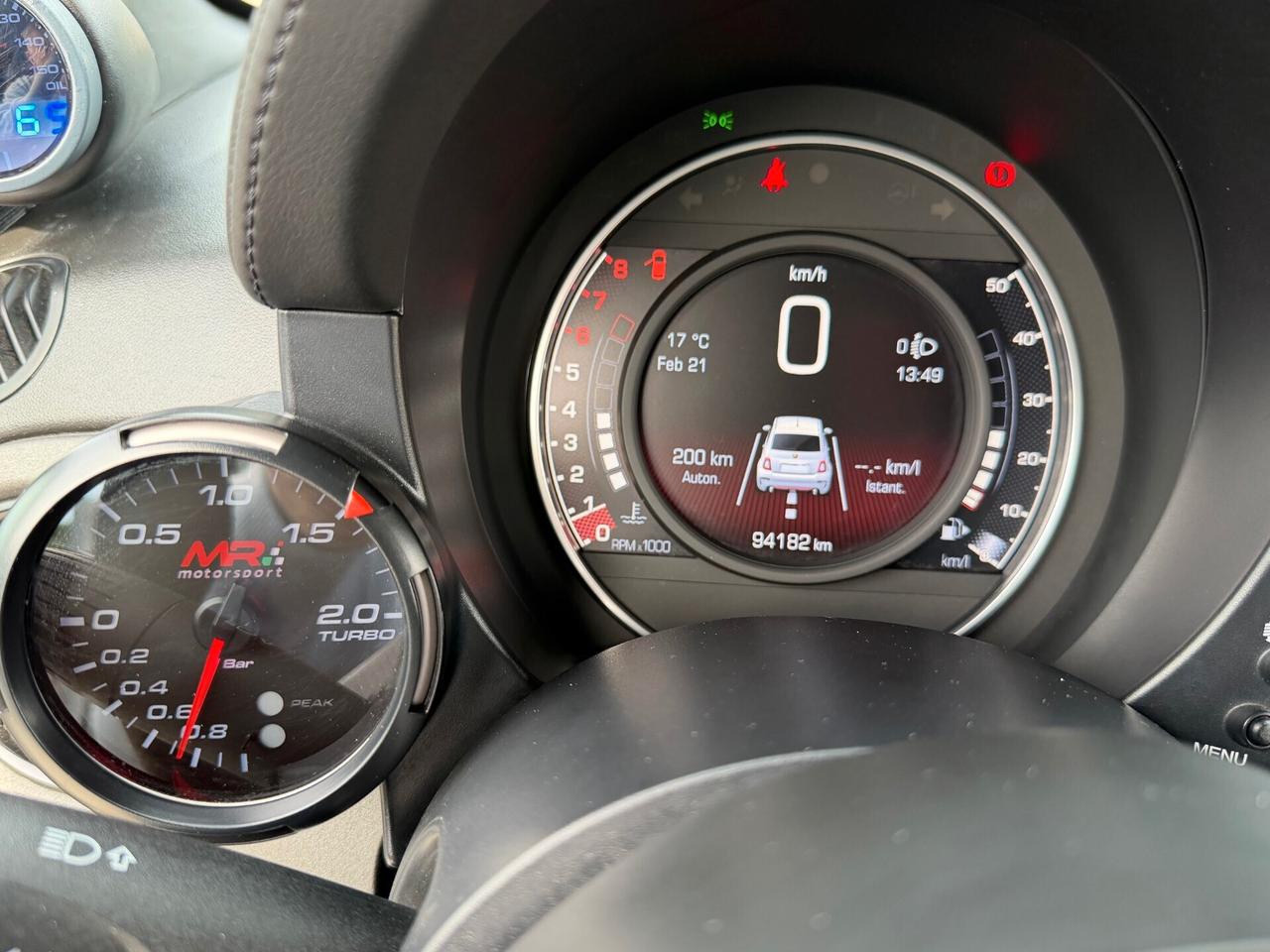 Abarth 595 1.4 Turbo T-Jet/UNICA!!!/ASSETTOGHIERA BLISTEIN/DWON-PIPE