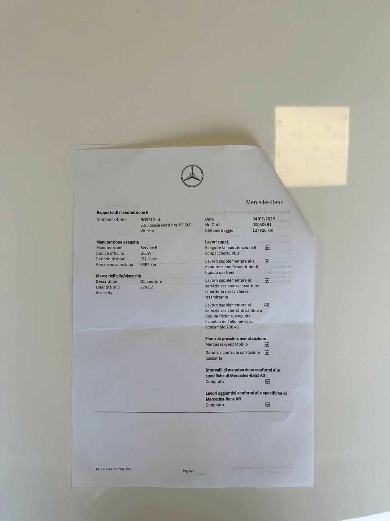 Mercedes-Benz A 180 d Automatic Premium AMG 10/2019 UNIPRO *TETTO*
