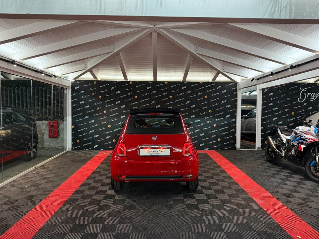 Fiat 500C 1.0 Hybrid Red