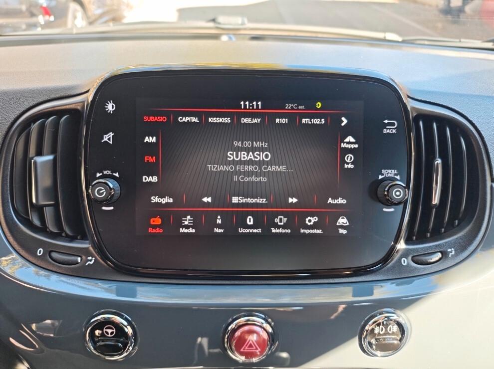Fiat 500 1.2 SPORT AUTOMATICA NAVI UNIPRO'