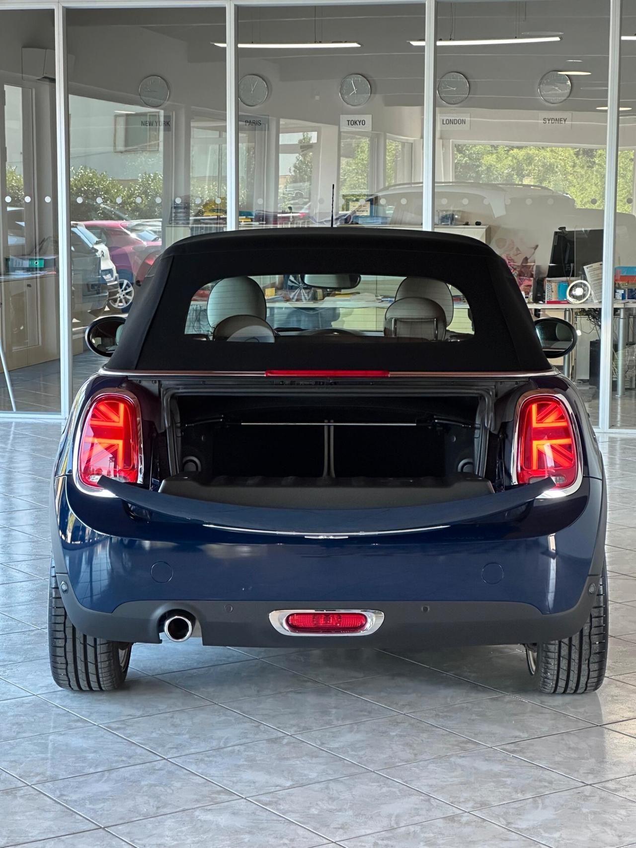 Mini Cooper D Cabrio 1.5 Hype auto 7m my18 *UniProprietario*LapisLuxuryBlue*FariBiLed*Cerchi18'*