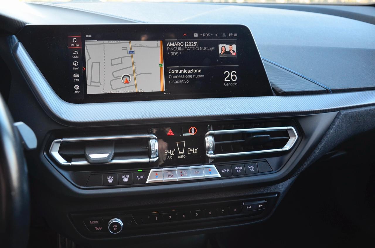 BMW M 135i XDRIVE 306cv AUTO, UFF ITALIANA, SERVICE BMW, FULL LED, SEDILI GUSCIO, MBRAKES, 19", PERMUTE