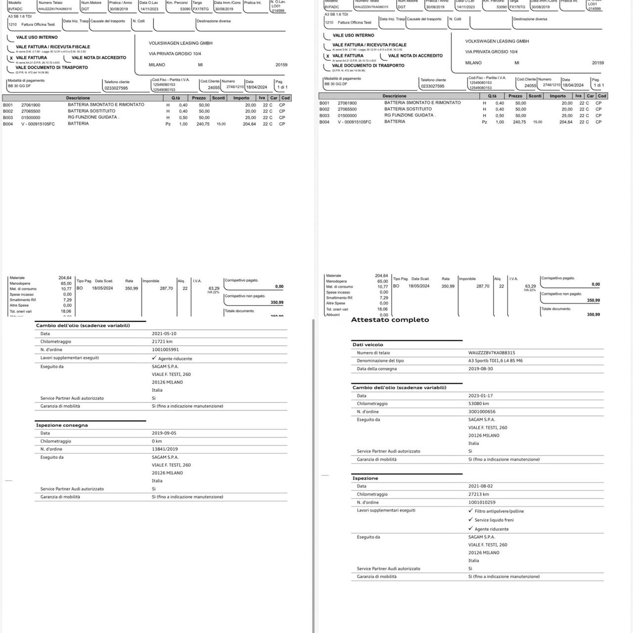 Audi A3 SPB 30 TDI Sport