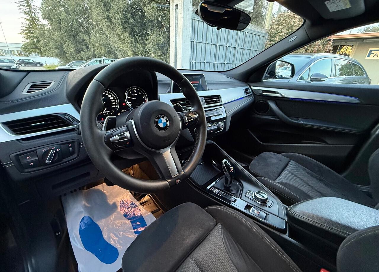 Bmw X2 xDrive20d Msport,LED multicolore,alcantara con cuc.gialle,cerchi neri,FULL OPTIONAL