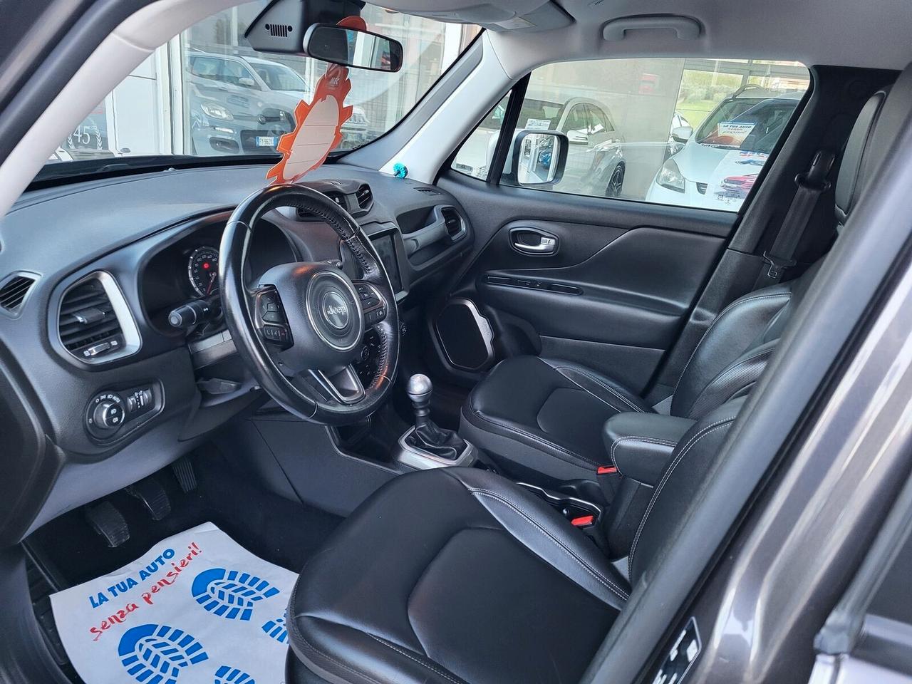 Jeep Renegade 1.6 Mjt 120 CV **LIMITED** INTERNI IN PELLE - INFOTAINMENT 8,4"
