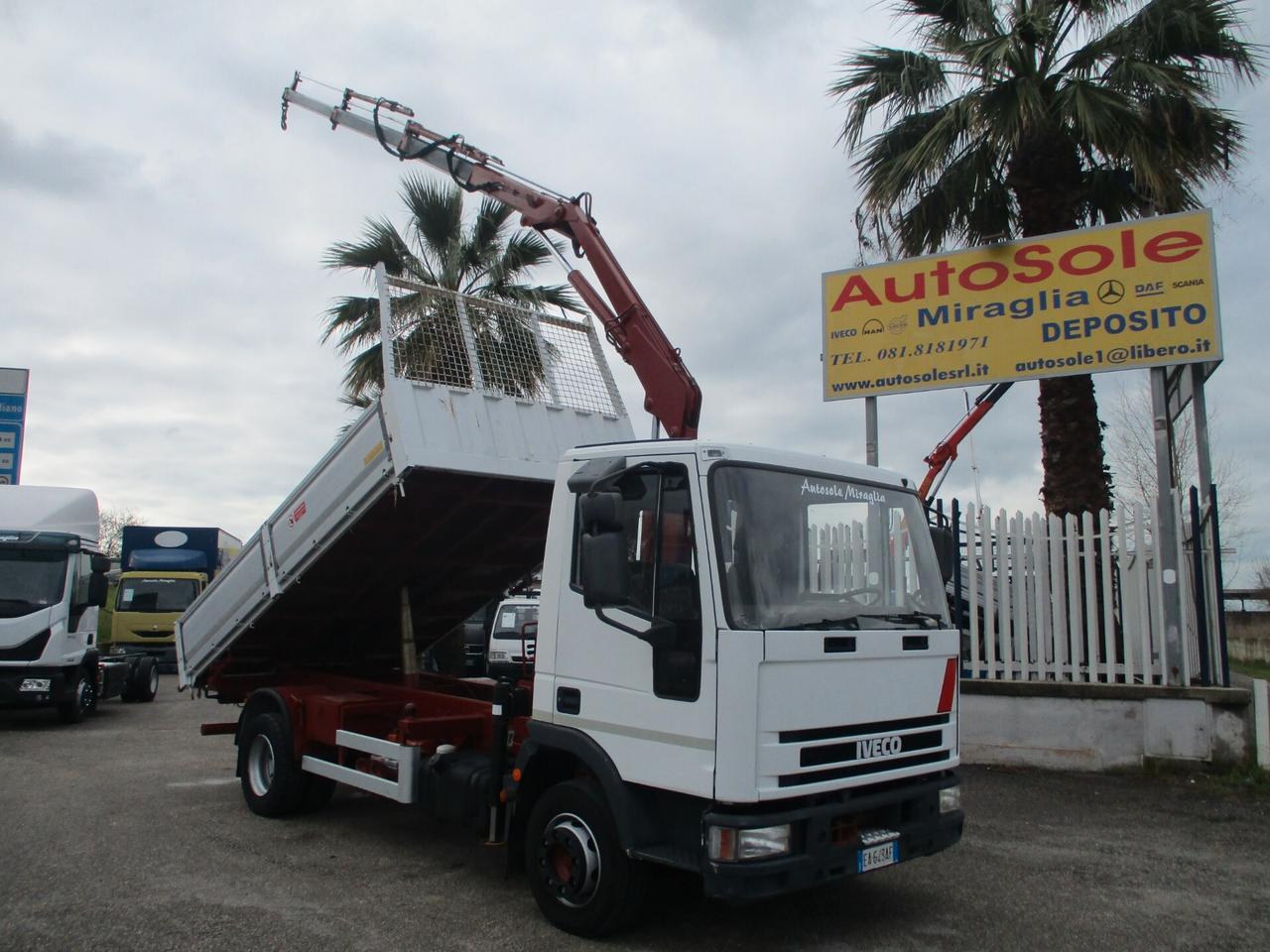 Iveco EUROCARGO 100E18 GRU AMCO-VEBA 545/3S+RIBALTABILE