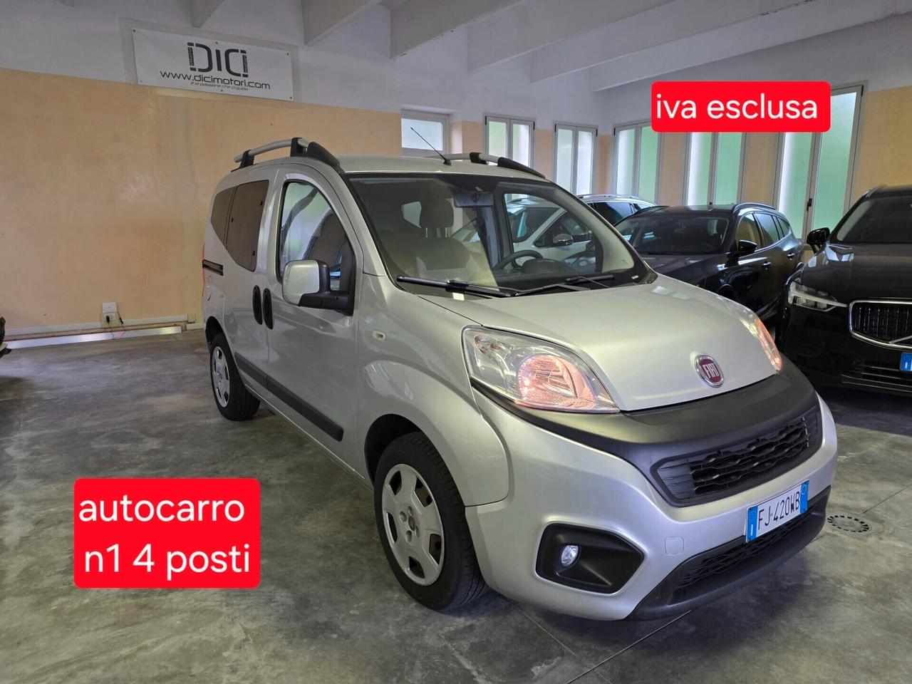 Fiat Qubo 1.3 mjet €6B, autocarro N1 4 posti, unipropr fiorino