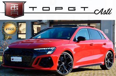 AUDI RS3 SPB 2.5 TFSI QUATTRO 400cv S-TRONIC, SERVICE AUDI, EVENTURI, SCARICO, TETTO, DYNAMIC PACK, HI-FI BANG&OLUFSEN, MATRIX, PERMUTE