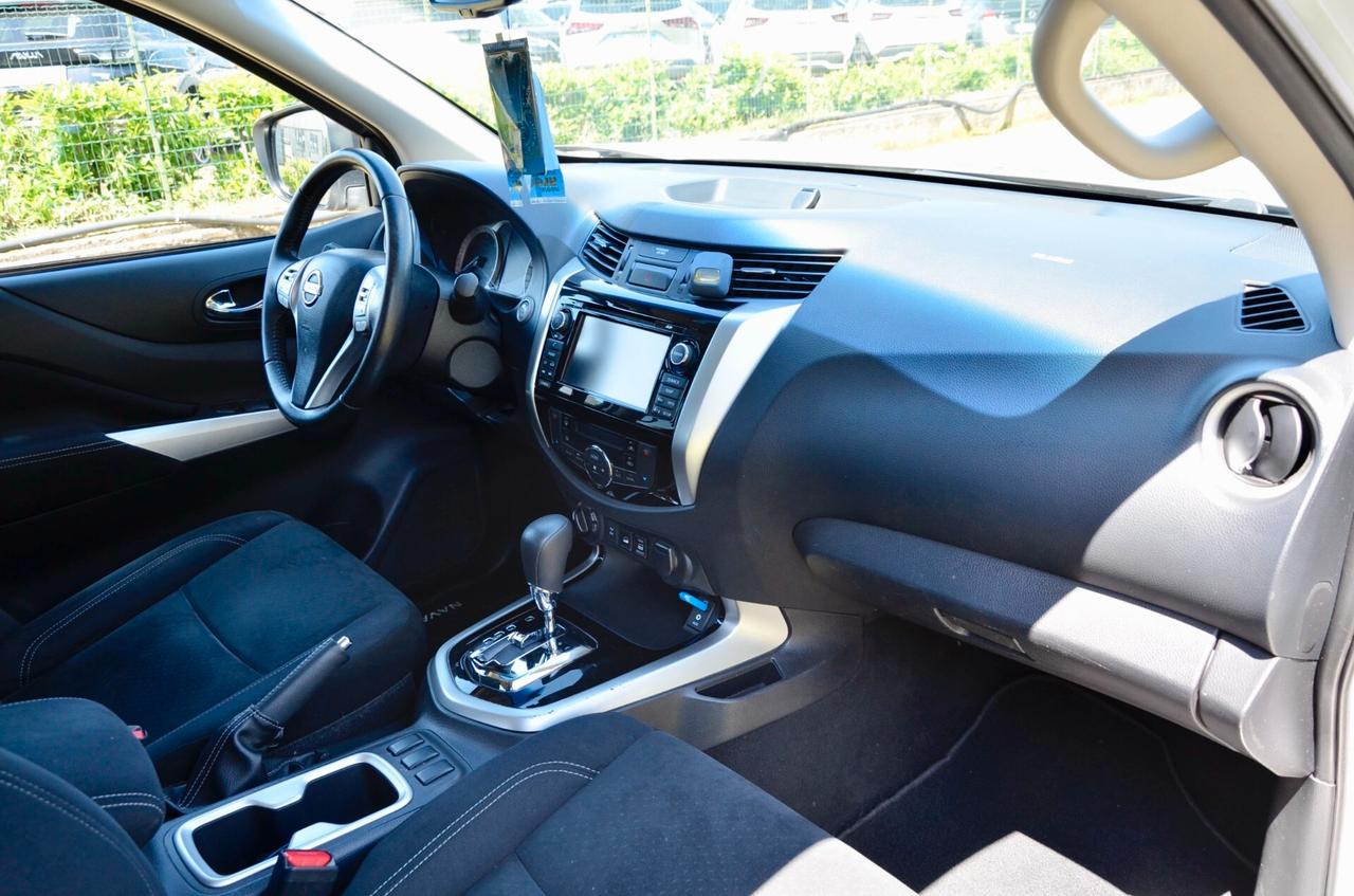 NISSAN NAVARA 2.3 DCI D.CAB 4wd 190cv AUTO, UFF ITALIANA, GANCIO TRAINO, RETRO 360°, PERMUTE