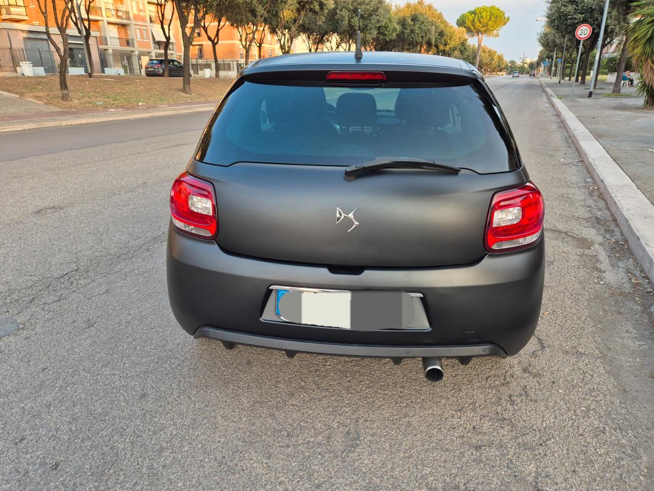 Citroën DS3 1.4 benzina 95cv just black 2012 opaco