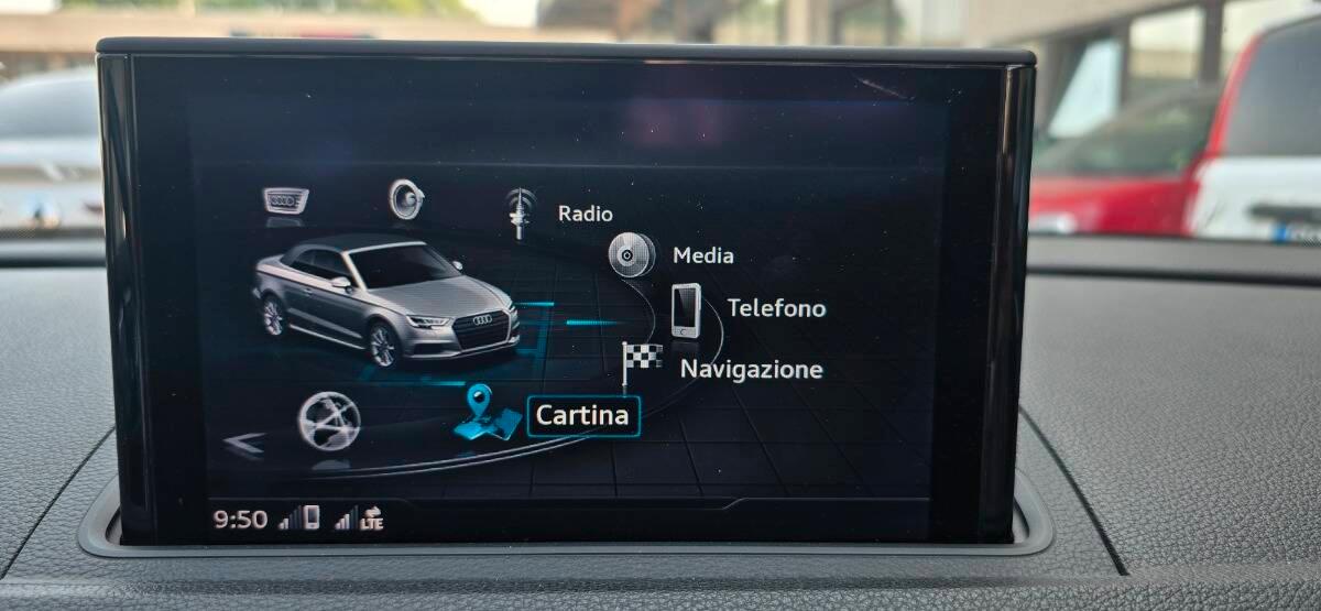 Audi A3 III 2016 Cabriolet Cabrio 4x4 edition 184cv S-LINE *GAR 2ANNI AUDI