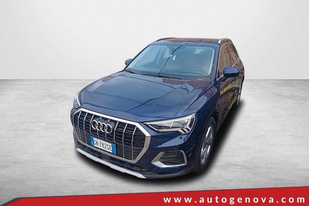 AUDI Q3 35 TDI 150CV 6M. BUSINESS ADVANCED ( FARI LED - VIRTUAL COCKPIT - TETTO PANORAMICO APR. - CRUISE - PELLE - NAVI - PDC - CERCHI 18 )