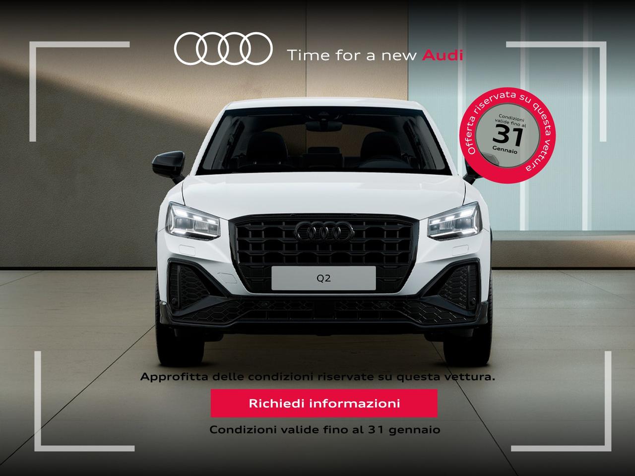 Audi Q2 35 2.0 tdi identity black s-tronic