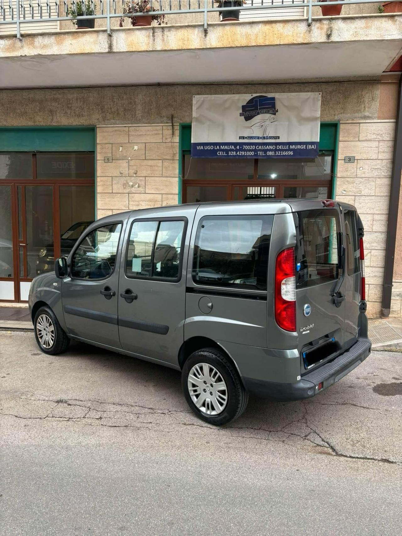 Fiat Doblo Doblò 1.9 MJT 105 CV Dynamic AUTOVETTURA DOPPIA PORTA POSTERIORE