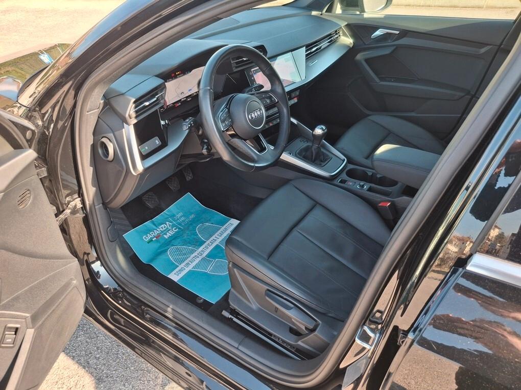 Audi A3 SportBack 2.0 TDI PELLE-TETTO-CERCHI 18
