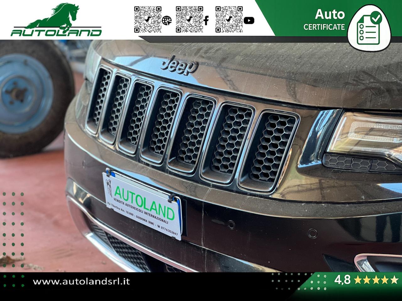 Jeep Grand Cherokee 3.0 crd V6 Overland 250cv auto