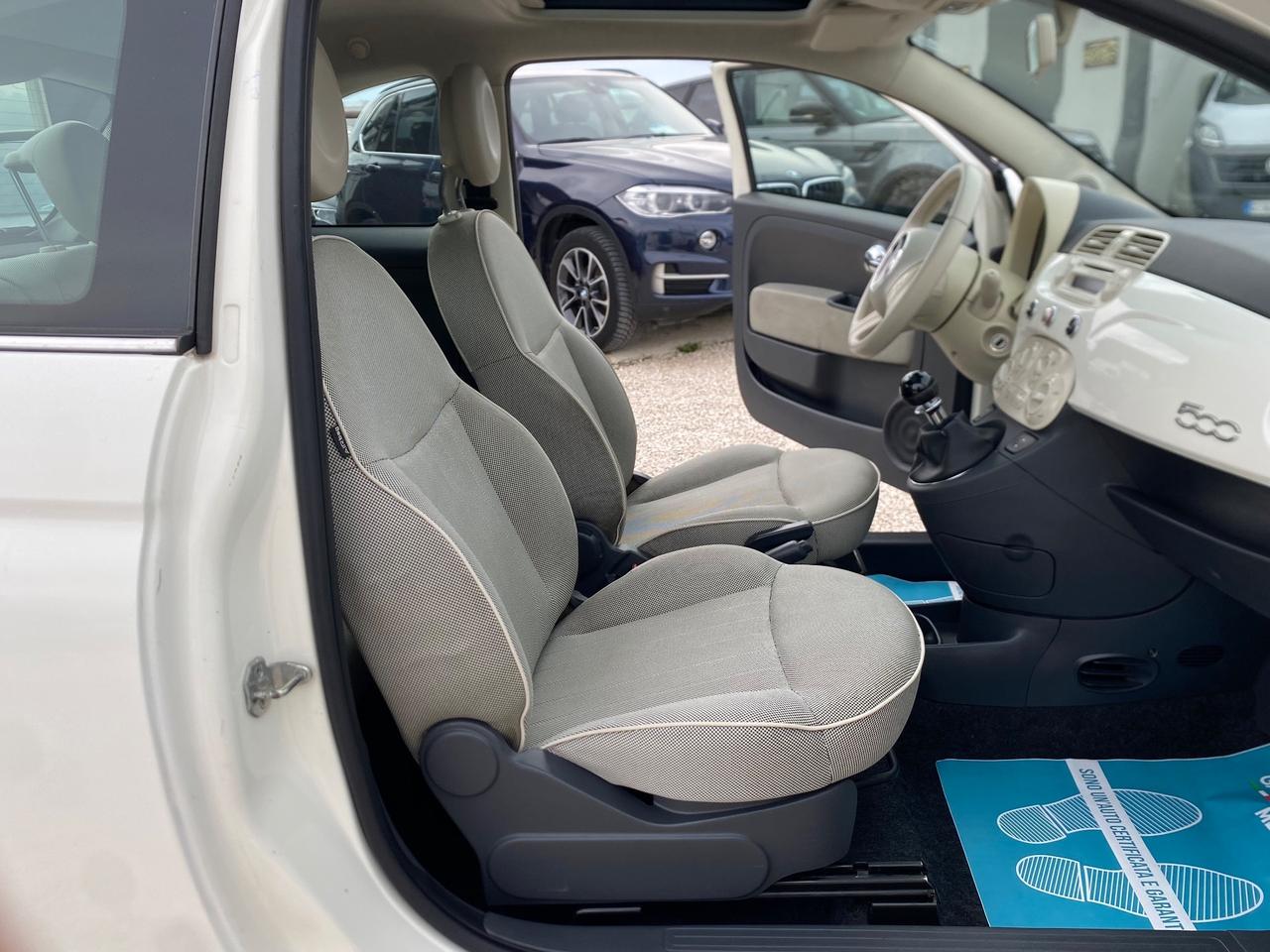 Fiat 500 1.2 Lounge TETTO UNICO PROPIETARIO NEOPATENTATI