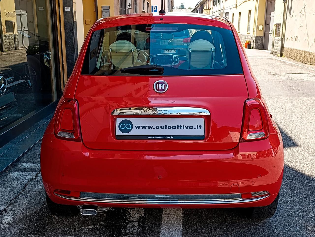 Fiat 500 1.2 Lounge Rosso Corallo km 36.317