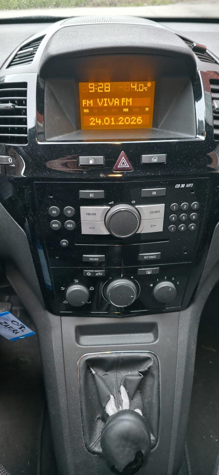 Opel zafira 1.6 benzina con metano neop