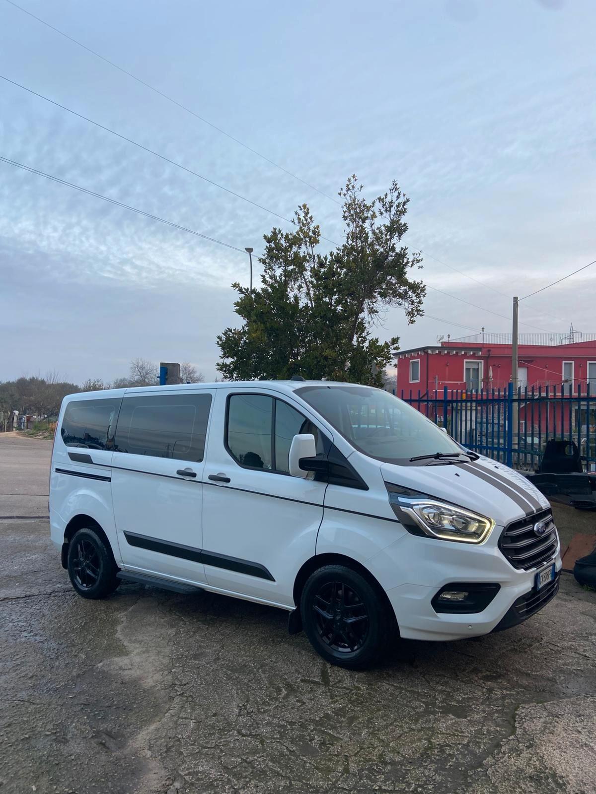 FORD TRANSIT CUSTOM 9 POSTI DIESEL HYBRID 91.000 KM