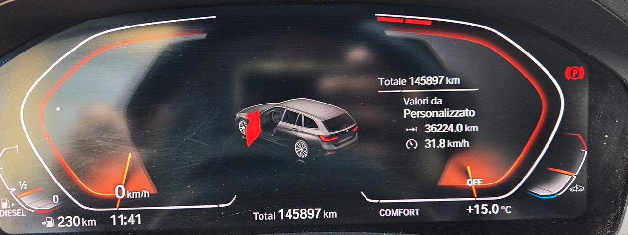 Bmw 320d TOURING 190 CV AUTOM. NAVI GARANZIA