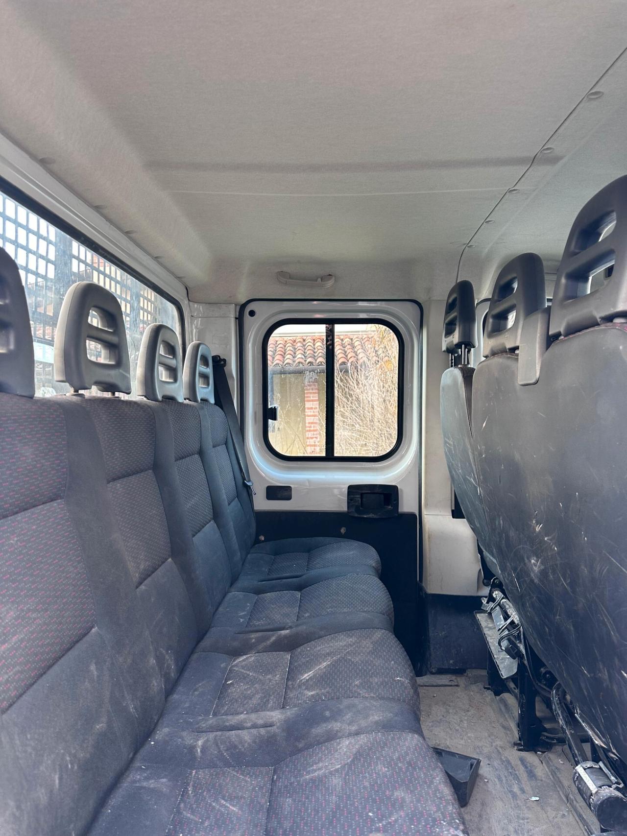 CITROEN JUMPER DOPPIA CABINA 7 POSTI 35 BLUEHDI 140 PLM-DC CASSONATO INCIDENTATO 2023