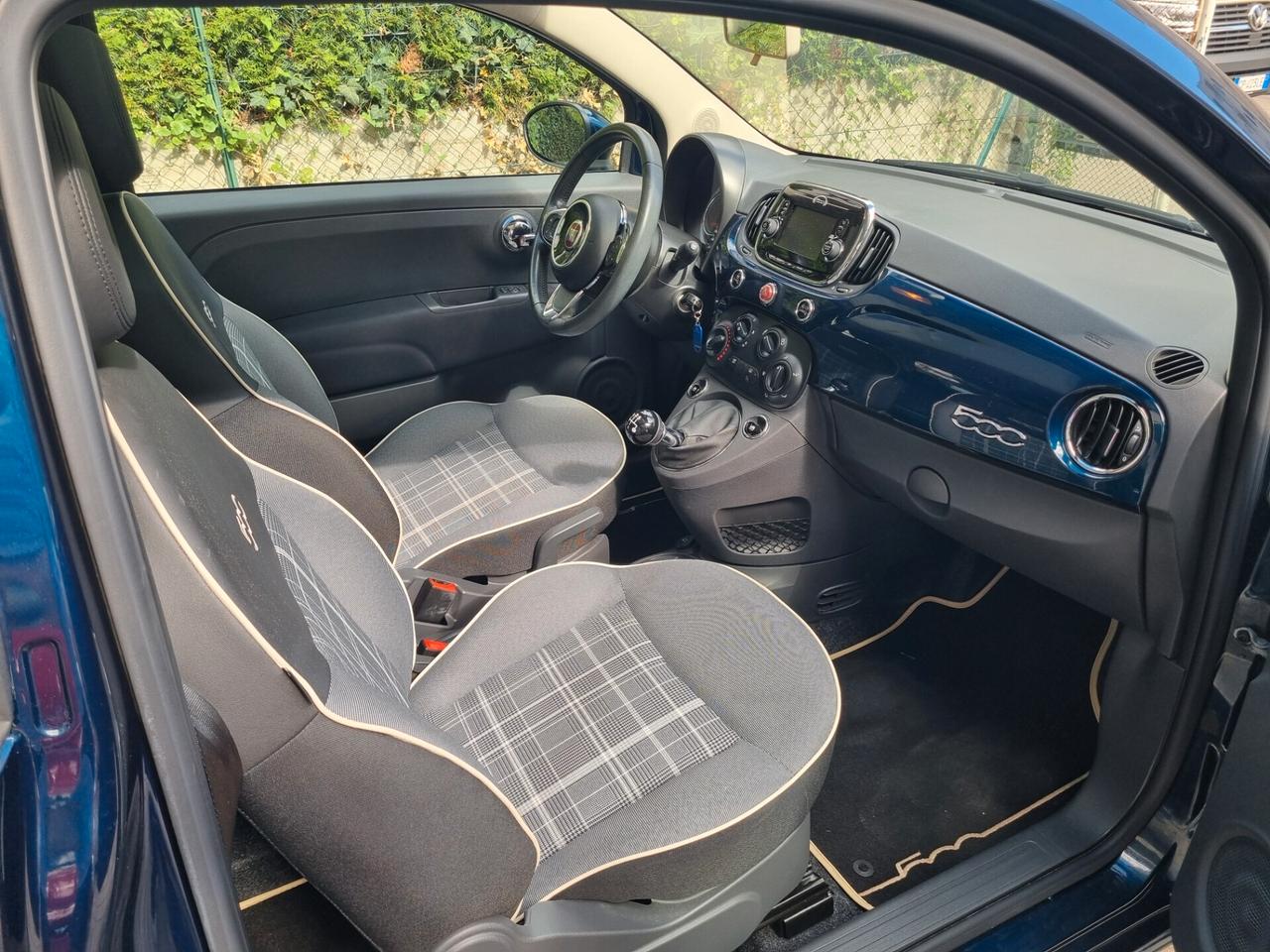 Fiat 500 1.2 Lounge anno 2016 km 62000 neopat