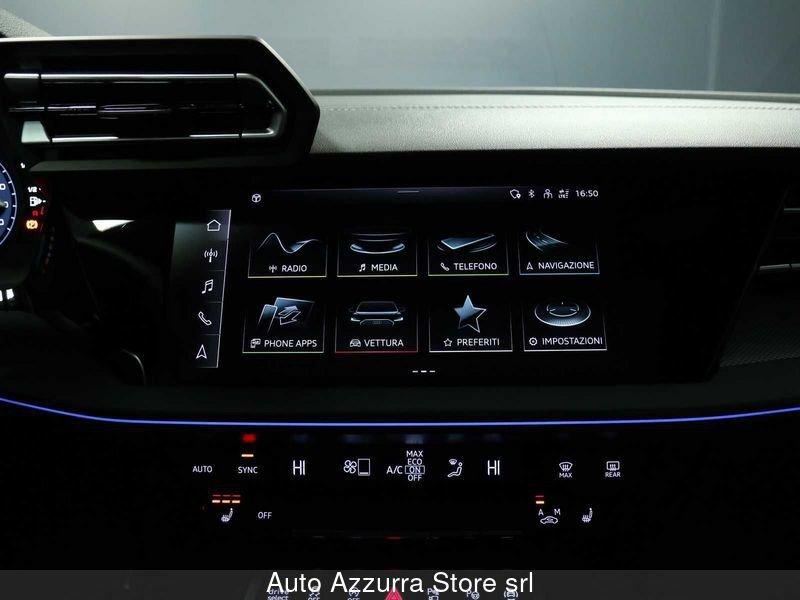 Audi A3 Sportback TDI 110 kW S tronic S line Edition *TETTO, 18", MATRIX, PROMO AZZURRA*