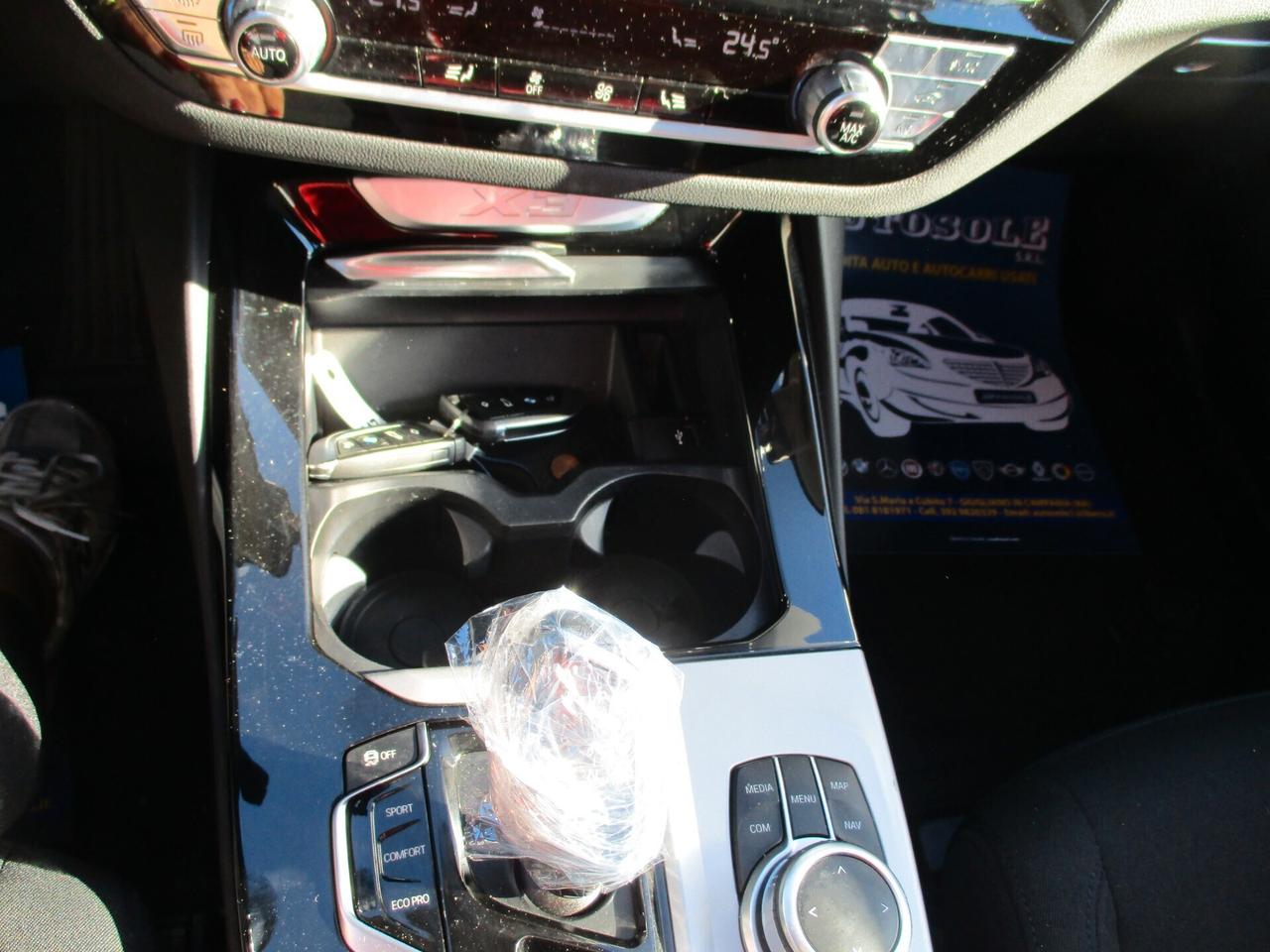 Bmw X3 XDRIVE 20d 190 E6 X LINE KM CERTIFICATI PERFETT