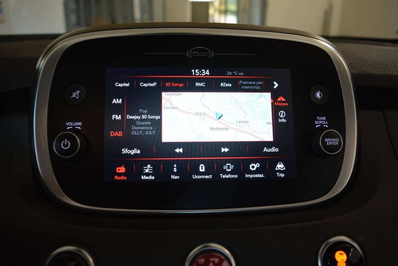 Fiat 500X 13 Mjet 95 CV Telecamera Tetto apribile