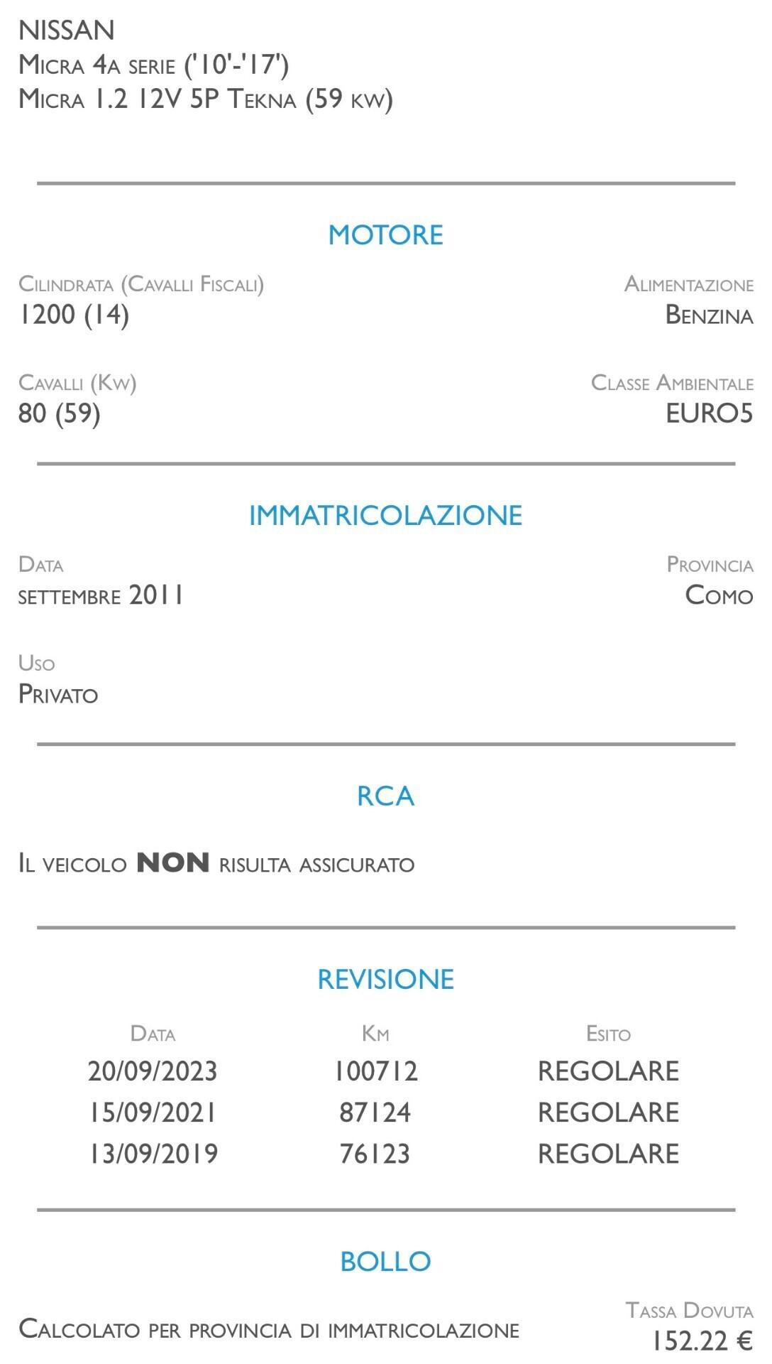 Nissan Micra 1.2 12V 5 porte Tekna - NEOPATENTATI