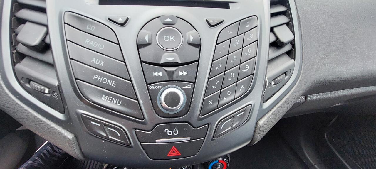 FIESTA 1,5 DIESEL 75 CV TELEFONO BLUETOOTH USB EURO 6B IMPECCABILE X NEOPATENTATI