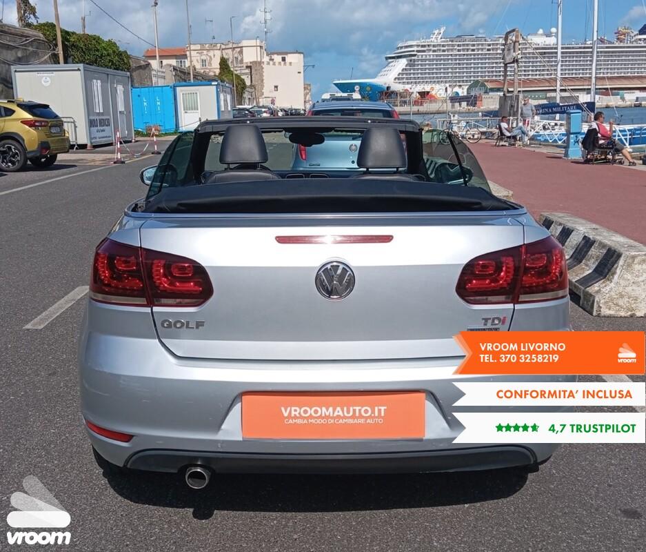 VOLKSWAGEN Golf 6ª serie Golf Cabriolet 1.6 TDI