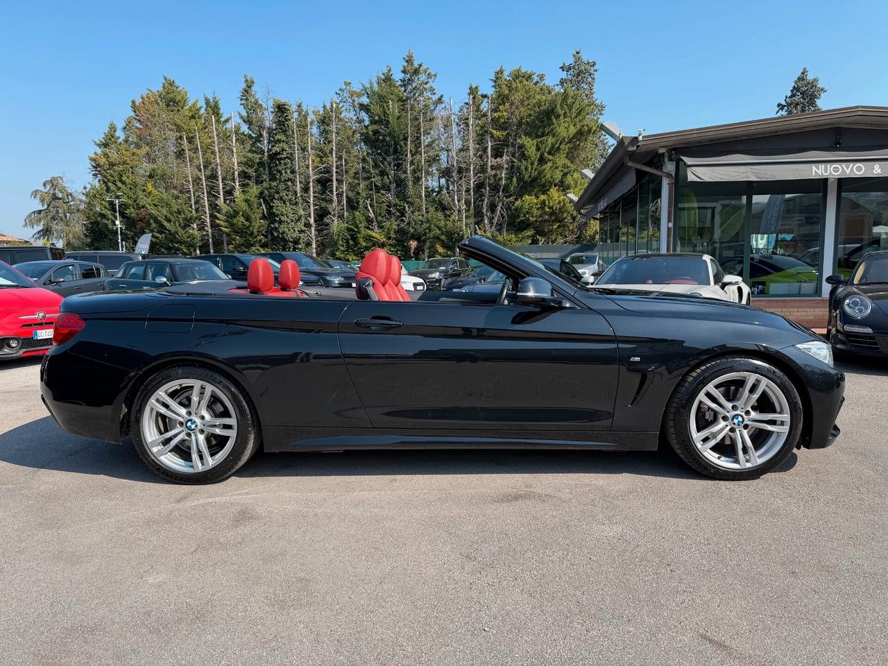 Bmw 420 420d Cabrio Msport /PELLE ROSSA/HEAD/FULL