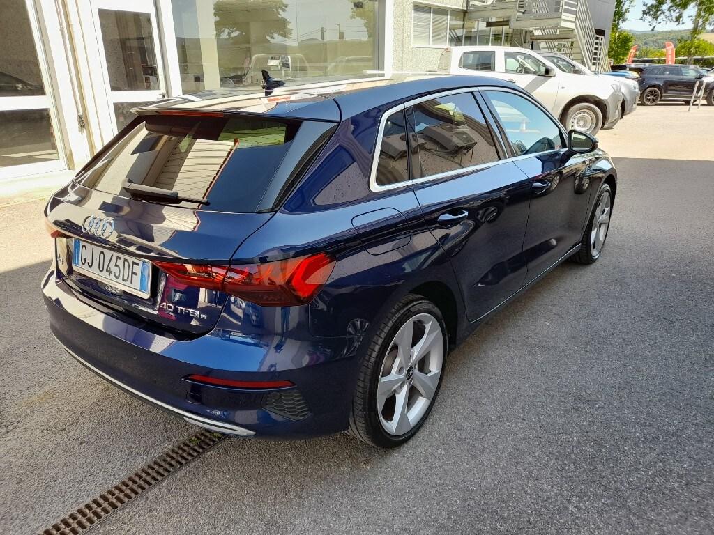 AUDI A3 4ª serie A3 SPB 40 TFSI e S tronic Bus...