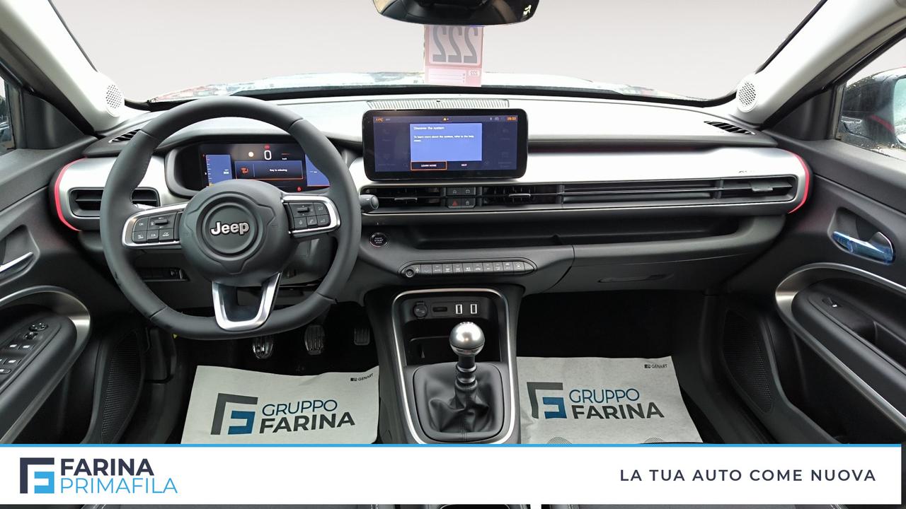 JEEP Avenger Benzina Avenger Summit1.2 100cv