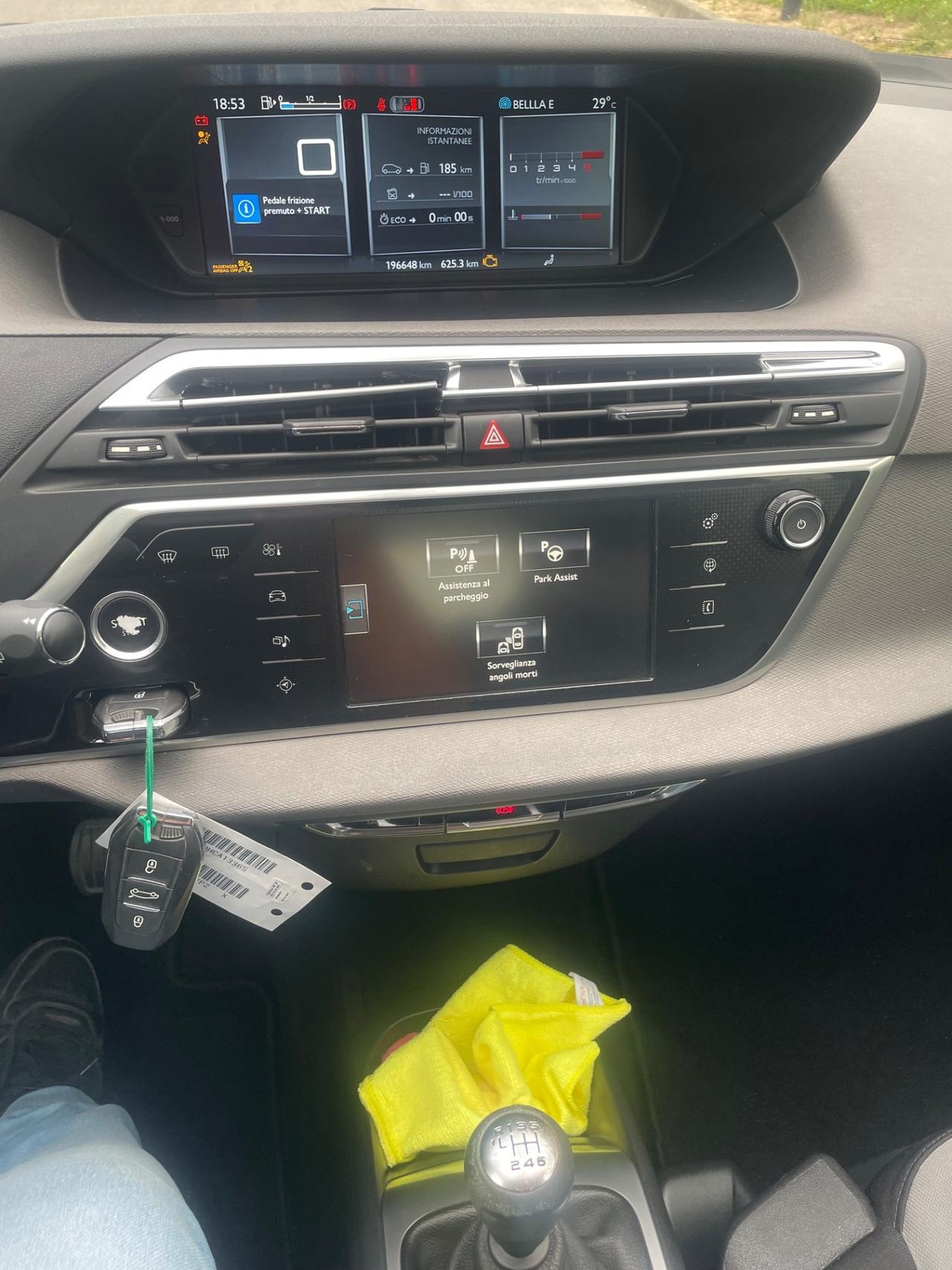 Citroen C4 Picasso 1.6 e-HDi 2014 retro camera ful