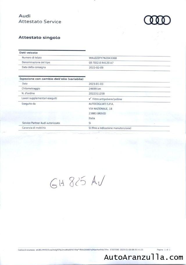 AUDI Q5 35 2.0 TDI 163CV S tronic Business Navi